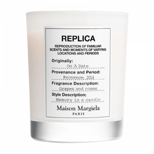 REPLICA ON A DATE CANDLE